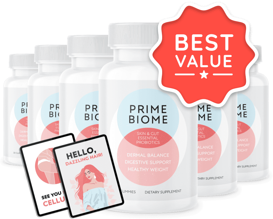 PrimeBiome bottles pack
